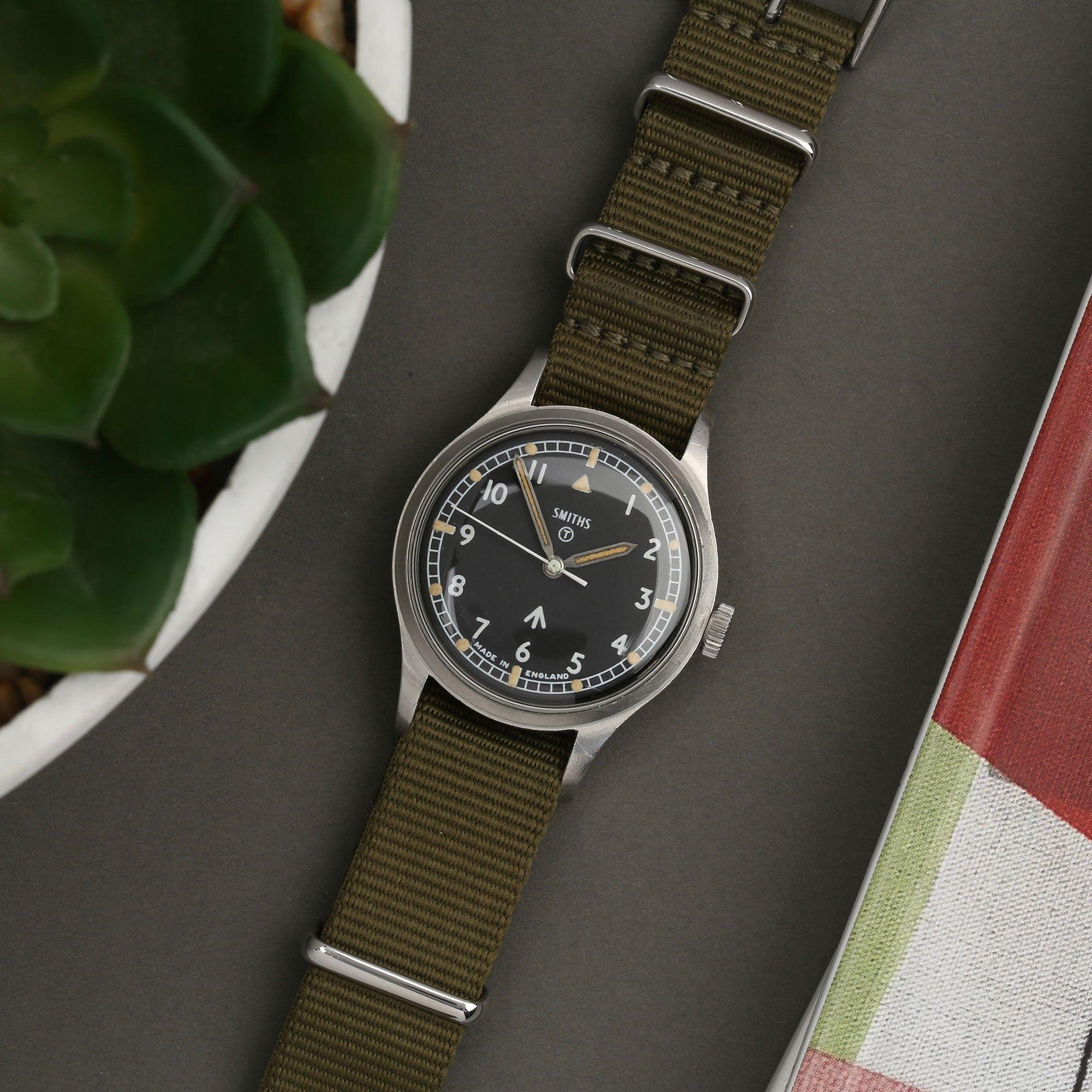 Smiths Vintage Military 3588/67 Men's Stainless Steel Military WW2 Watch 3