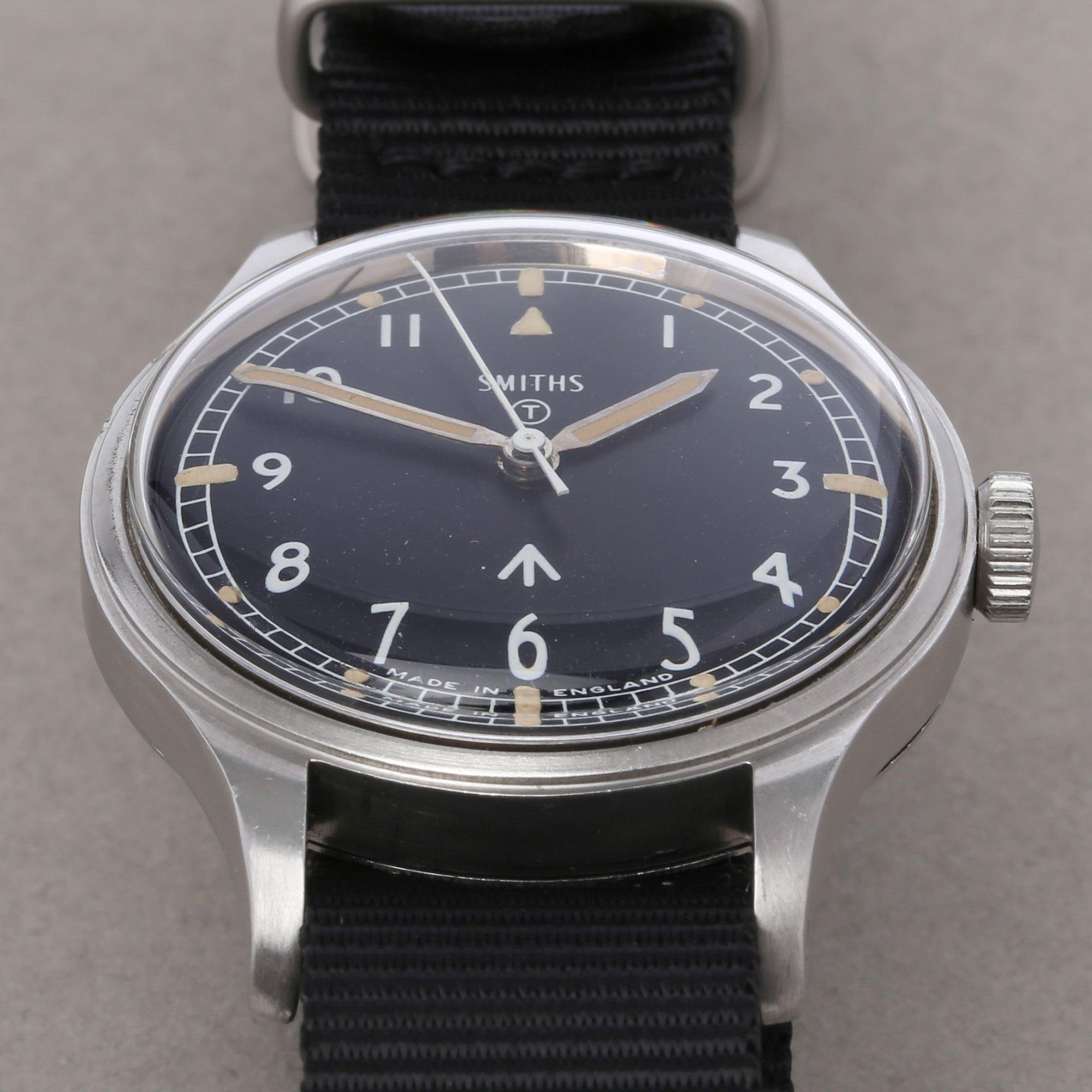 Smiths Vintage W10 89 Herren-Edelstahl-Militäruhr 4