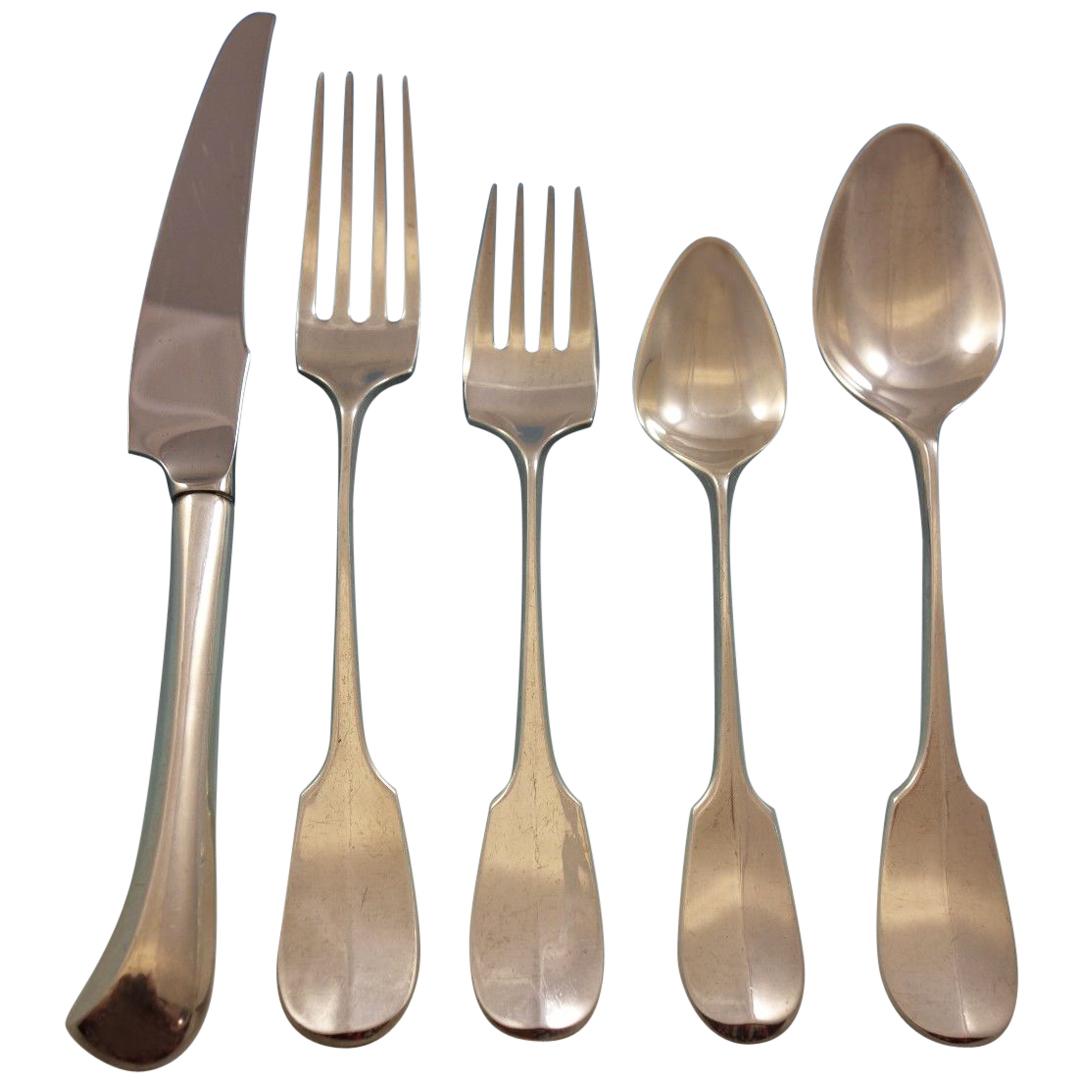 Smithsonian by Kirk Sterling Silver Flatware Set for 8 Service 43 Pieces Dinner
