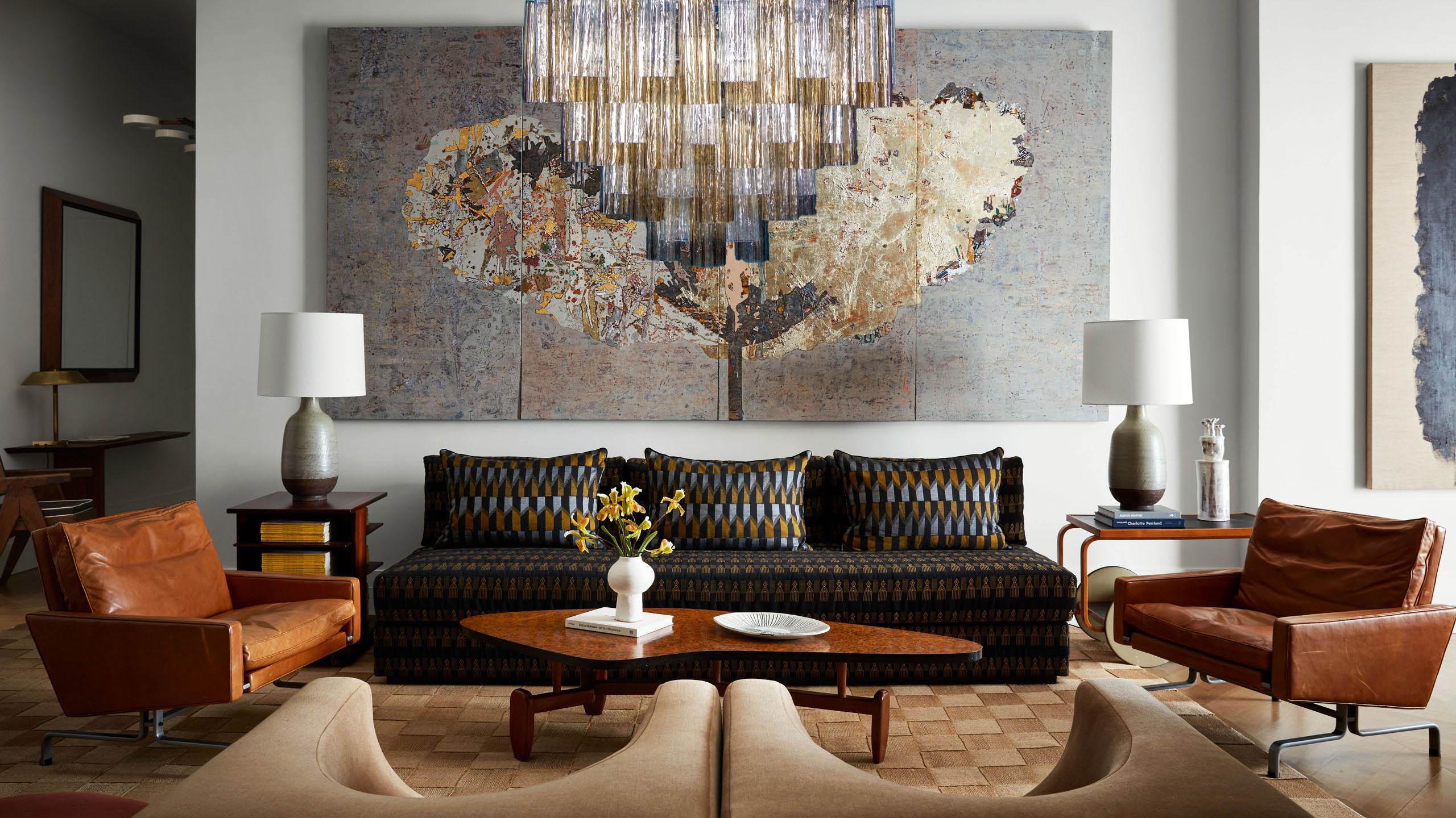 Smoke and Clear Modern Murano Glass Tronchi Chandelier or Ceiling Light 7