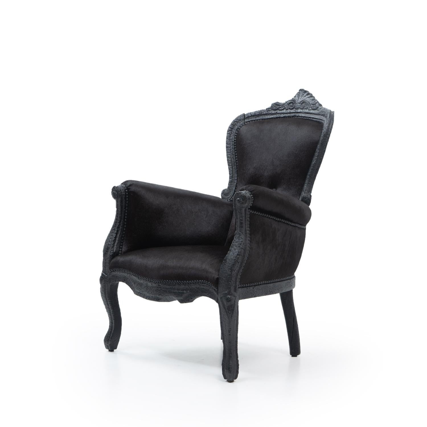 Mid-Century Modern Smoke Armchair by Maarten Baas for Moooi, 2000s For Sale