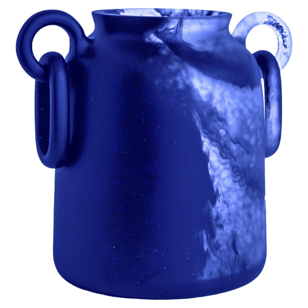 Beautiful Tall Swedish Vase from Eneryda Glasbruk For Sale at 1stDibs