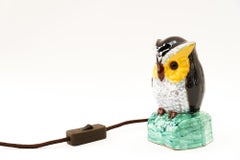 Smoke distorter owl gmundner ceramic around 1950s