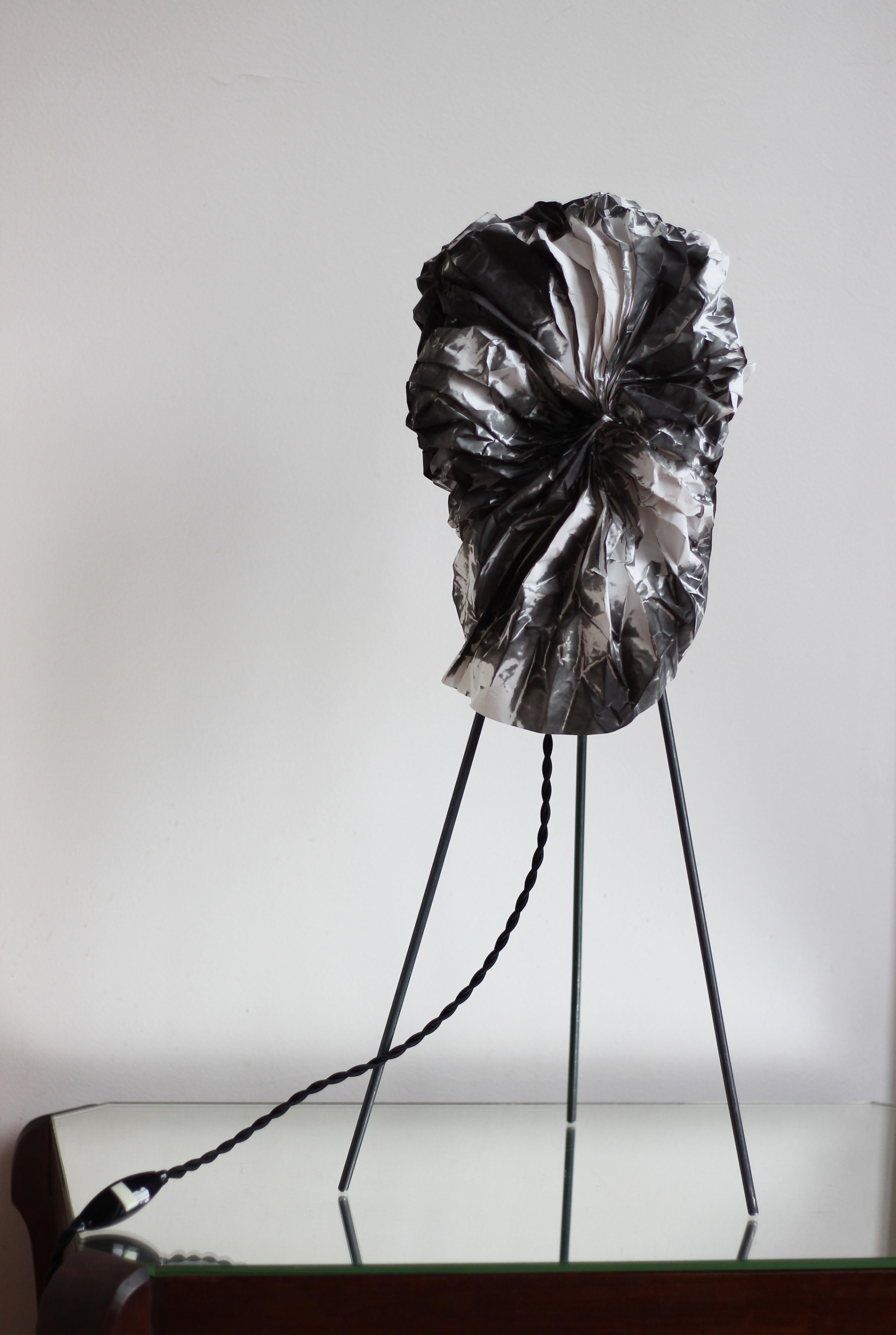 XXIe siècle et contemporain Lampadaire sculptural fumé de Camille Deram en vente
