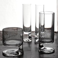 Smoke Set of 2 Water Glasses by Joe Colombo