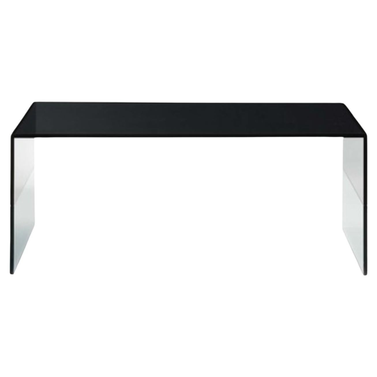 Smoke Small Coffee Table in Toughened glass by Marcel Wanders for Cappellini For Sale