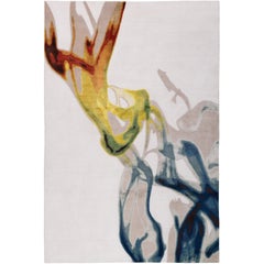 Smoke Sunset Hand-Knotted 10x8 Rug in Wool and Silk by Adam Hunter