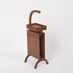 Smoke Table or Telephone. in Wood and Mdf Medium-Density Fibreboard, Italy 1960s