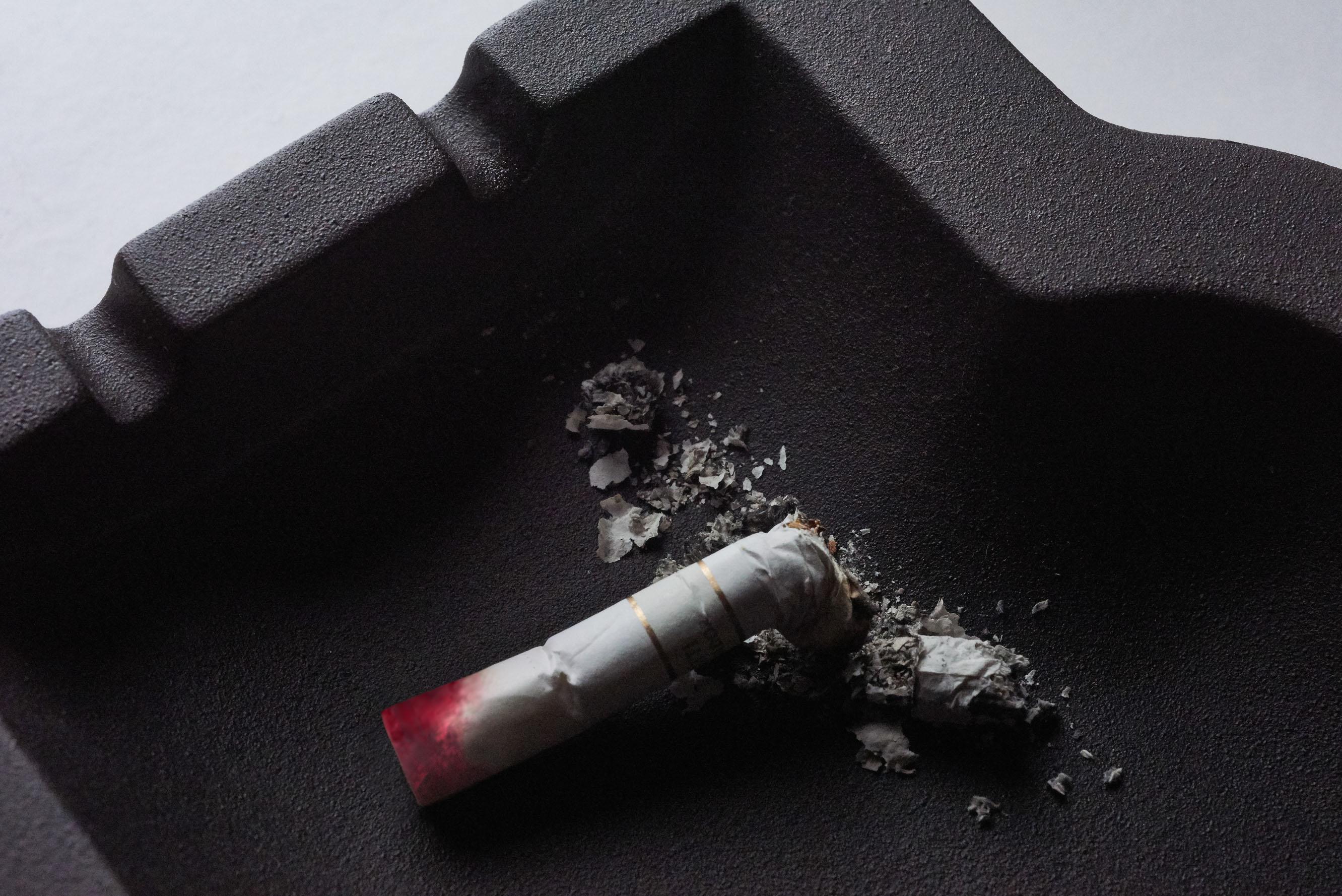 „Smoke.A.Bowl“, ein Steingut-Aschenbecher in Form einer ikonischen Skate-Schale im Angebot 6
