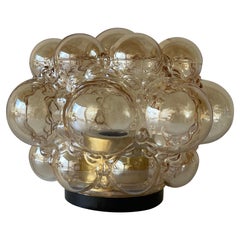 Smoked Bubble Glass Ceiling Light by Helena Tynell for Limburg, 1960s Germany Smoked Bubble Glass Ceiling Light by Helena Tynell for Limburg, 1960s Germany