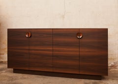 Tramonto Smoked Eucalyptus and Etimoe Wood Sideboard