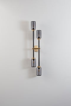 Smoked Farol Double Wall Light by Bert Frank