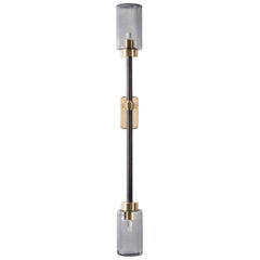 Smoked Farol Single Wall Light by Bert Frank