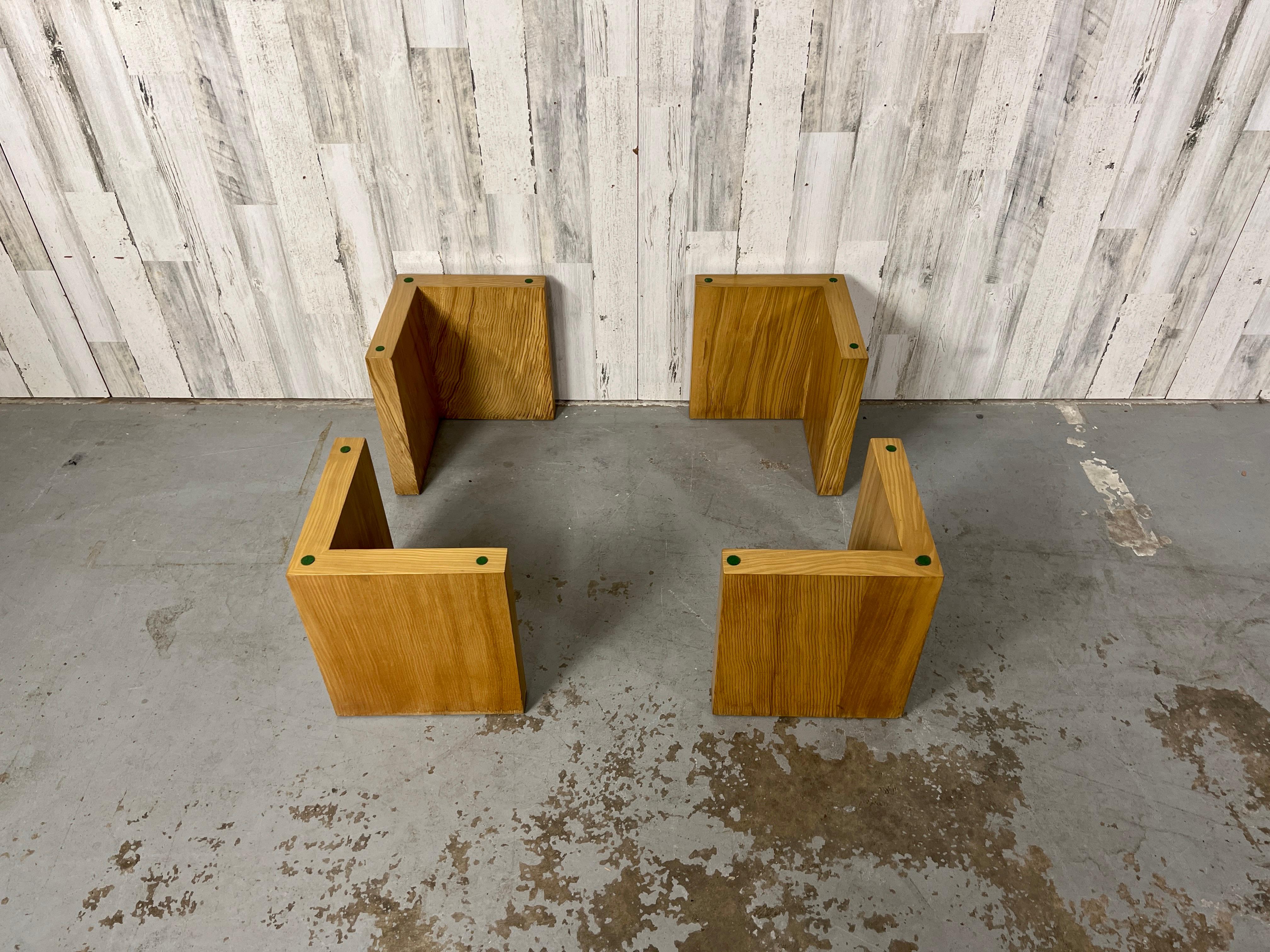 Smoked Glass and Wood Coffee Table in vendita 9
