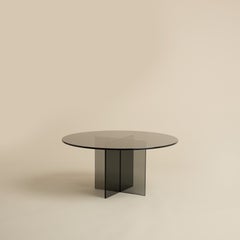 Smoked Glass Coffee Table, Made in Italy