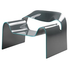 Rauchglas Fiam Italia Ghost Glass Chair  von Cini Boeri