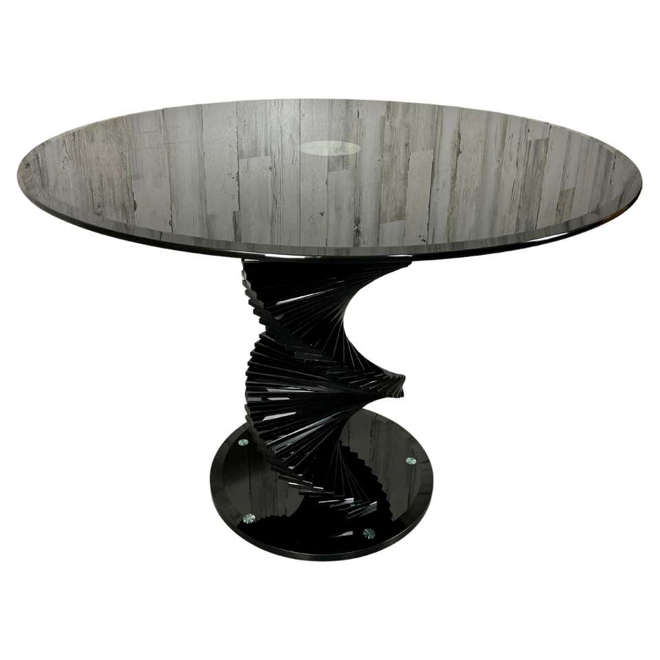 Helix Spiral Lucite Coffee Table For Sale at 1stDibs | spiral glass ...