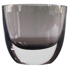 Smoked Glass Vase by Christian von Sydow for Kosta Boda