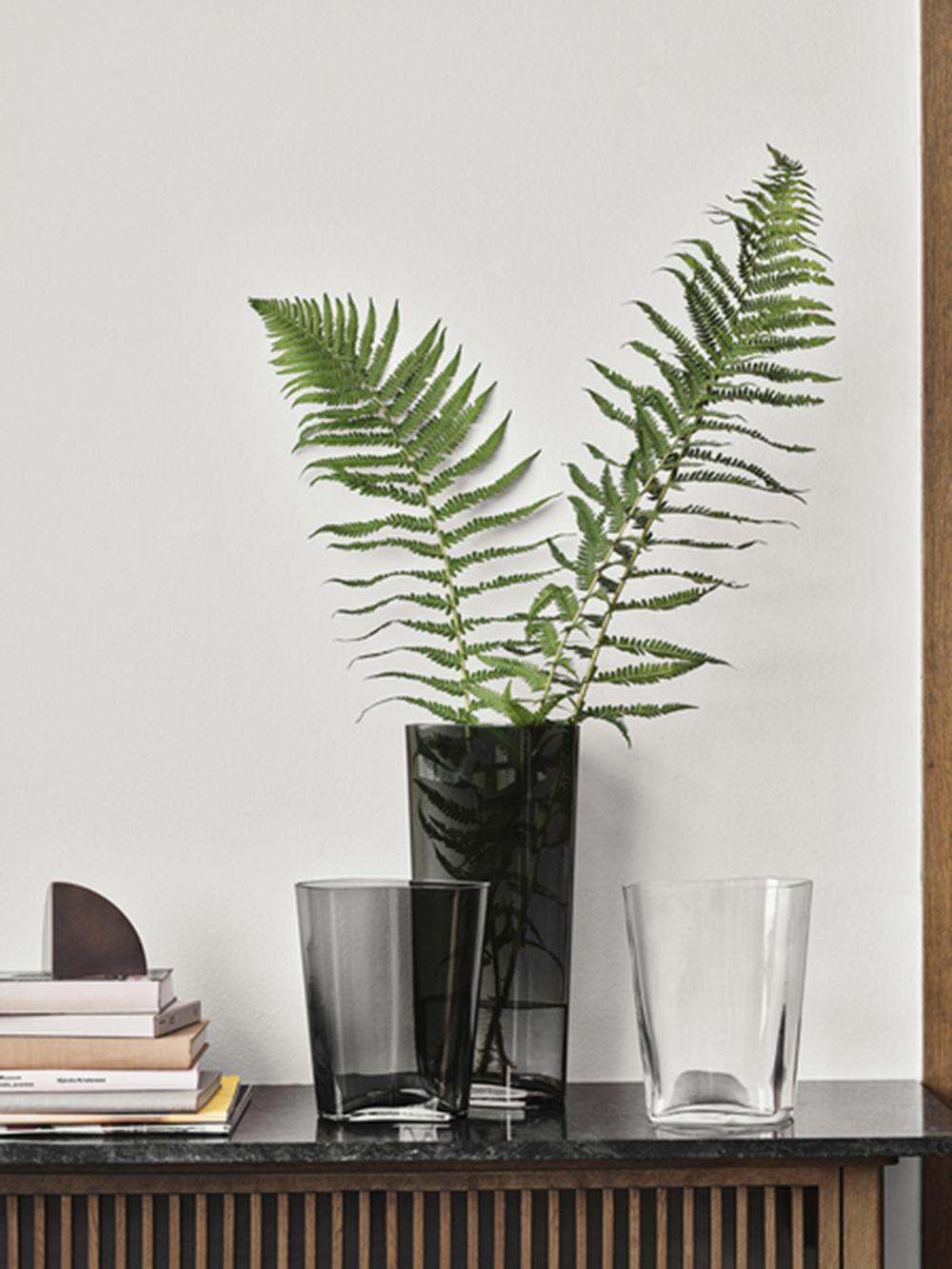 Collect Smoked Glass Vase SC35 Design by Space Copenhagen for & Tradition In New Condition For Sale In Dubai, AE