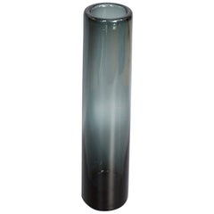 Vase en verre gris fumé de Per Lütken pour Holmegaard Glassworks, Danemark, années 1960