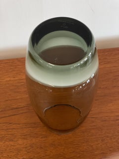 Smoked Grey 'Hellas' Glass Vase, by Per Per Lütken for Holmegaard