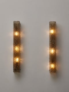 Smoked Murano Glass Sconces by Studio Glustin