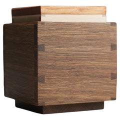 Smoked Oak and Oregon Pine Push-Up Box