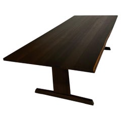 Smoked Oak Dining Table 