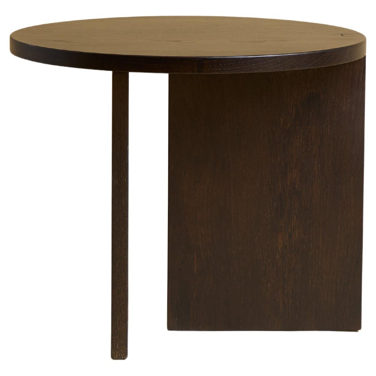 Table d'appoint Kume en chêne fumé de Lebanto