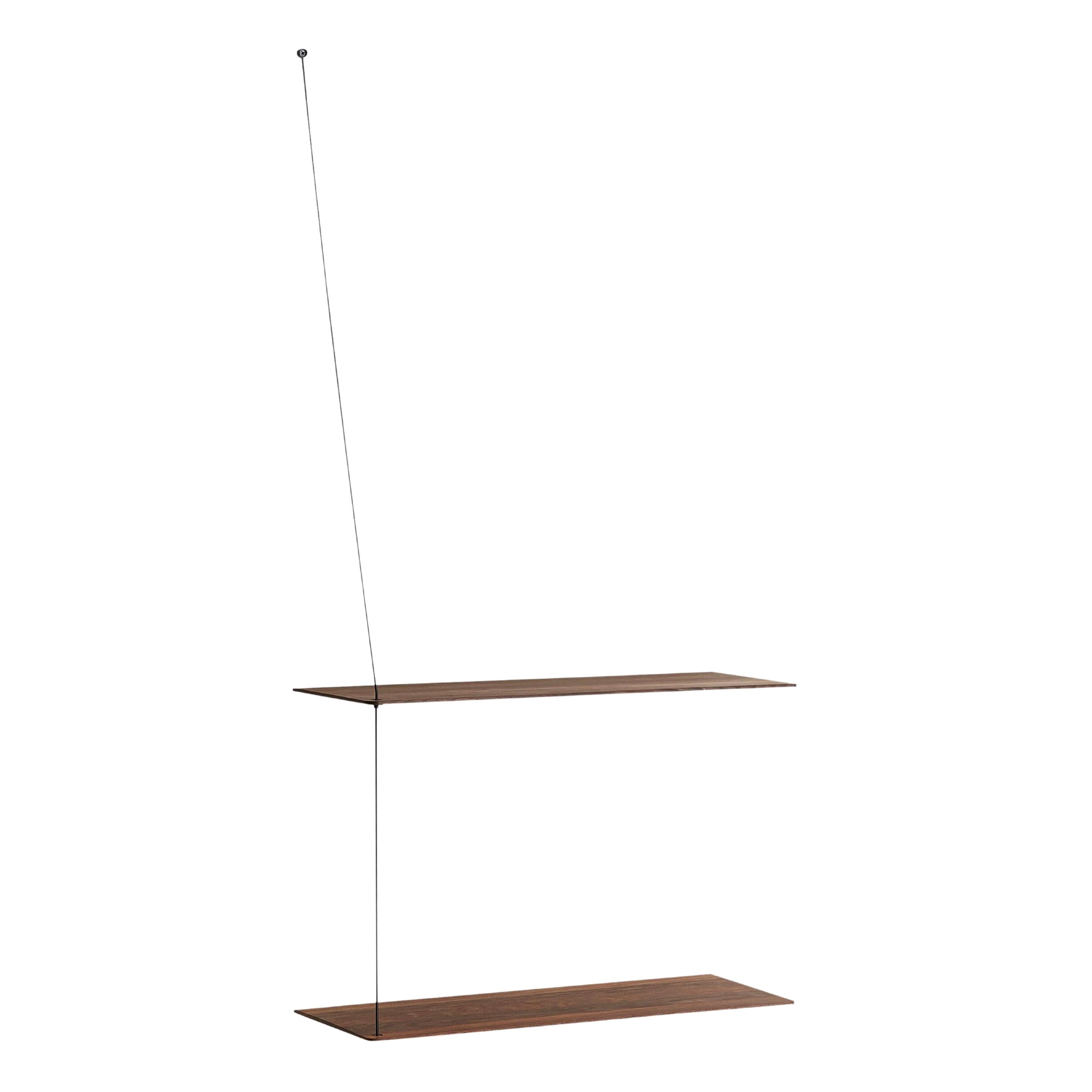 Smoked Oak Stedge Shelf 60 by Leonard Aldenhoff