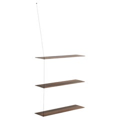 Smoked Oak Stedge Shelf 80, 3 Shelf Configuration by Leonard Aldenhoff