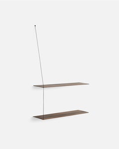Smoked Oak Stedge Shelf 80 by Leonard Aldenhoff