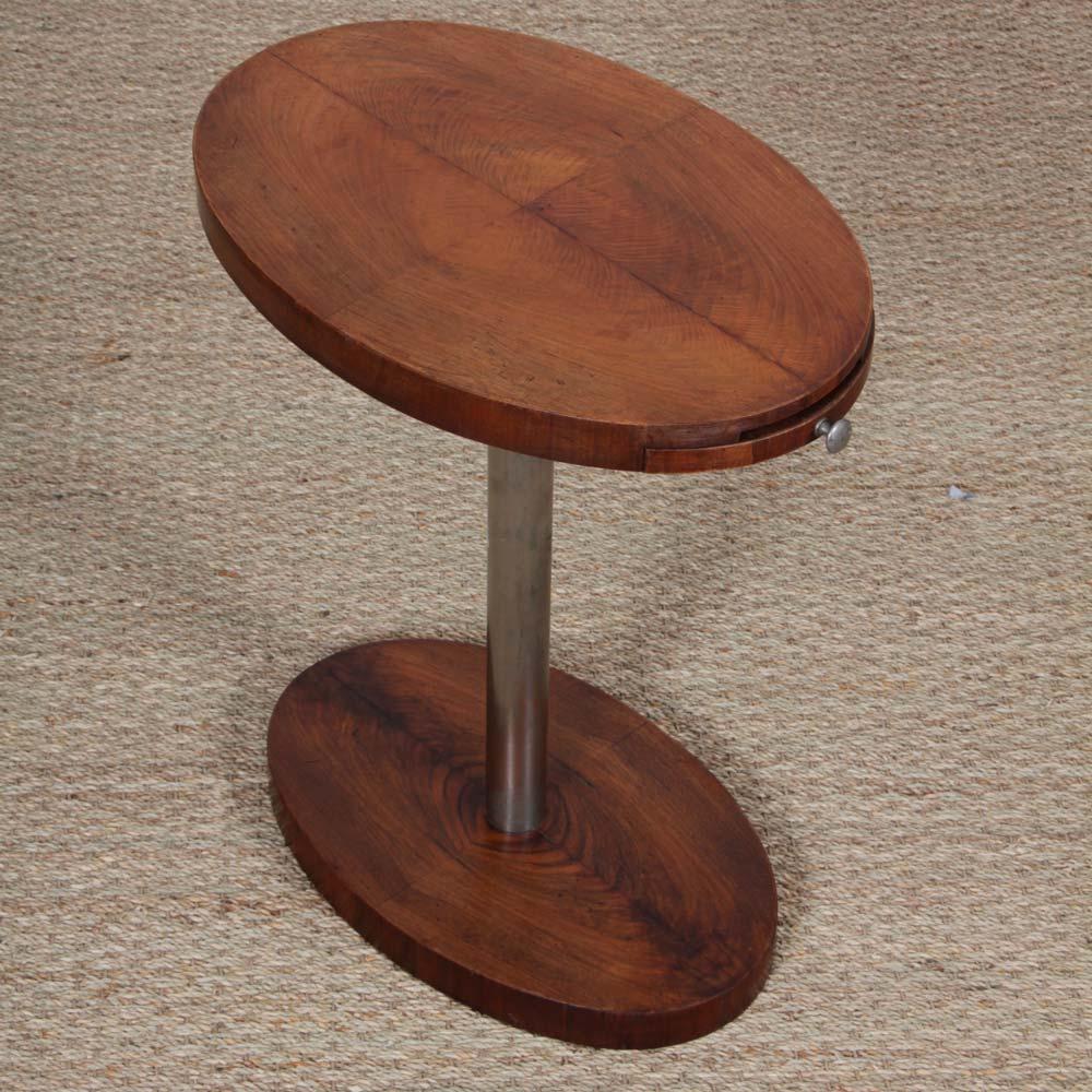 Metallo Smoker's side table, modernist work, circa 1930 in vendita