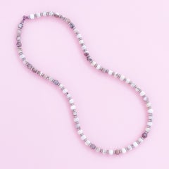 Smokey Dendtritic Gemstone Beaded Necklace