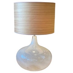 Smokey Glass Table Lamp