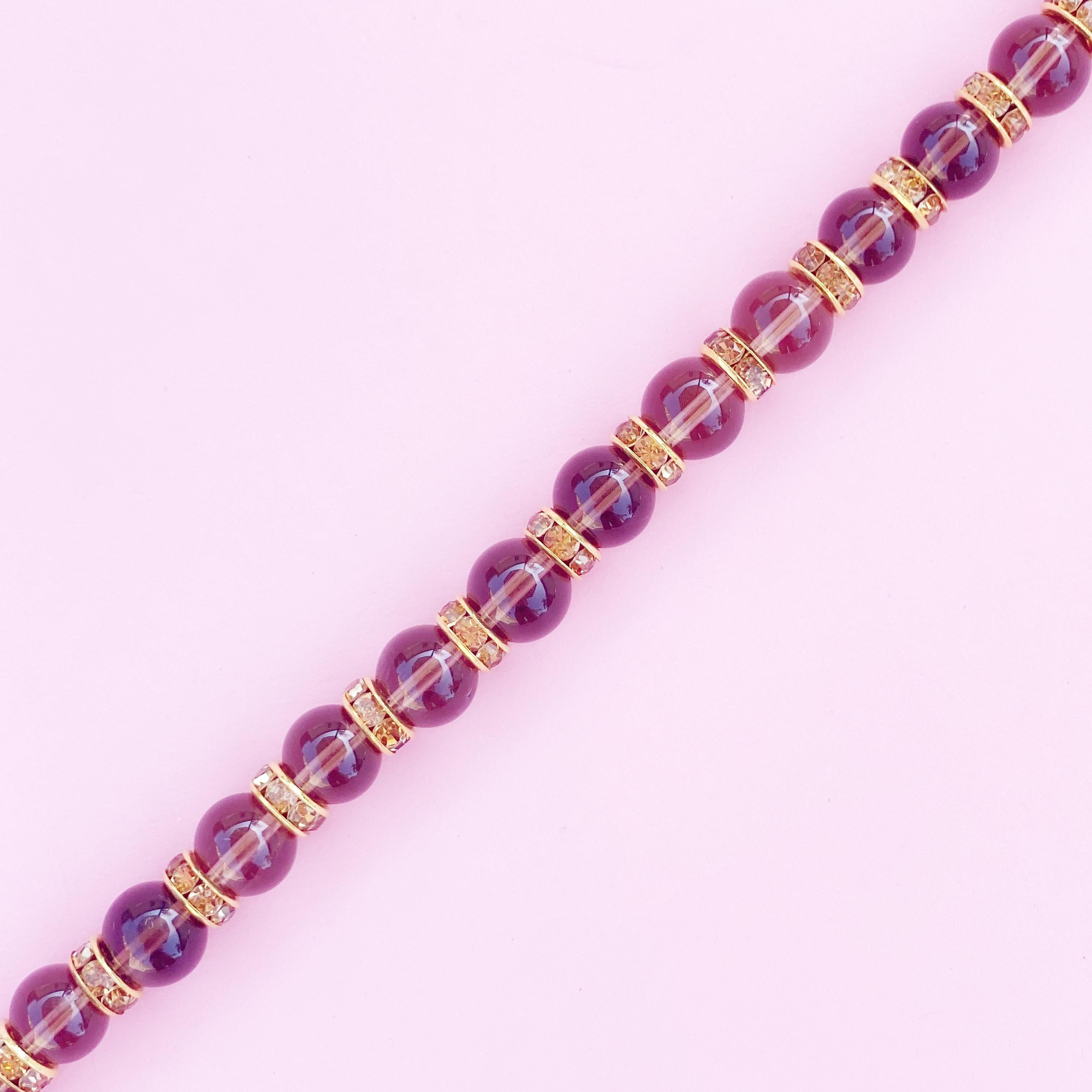 Halskette aus Rauchquarz mit Perlen und Edelsteinen im Zustand „Neu“ im Angebot in McKinney, TX