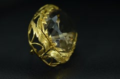 Smokey Quartz Brooch and Pendant Combination Set with 200 Carat Quartz