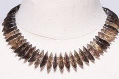 Smokey Topaz Beaded Necklace