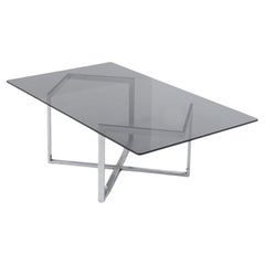 Smoking Table in Glass and Steel by Vittorio Introini from Vip's Residence