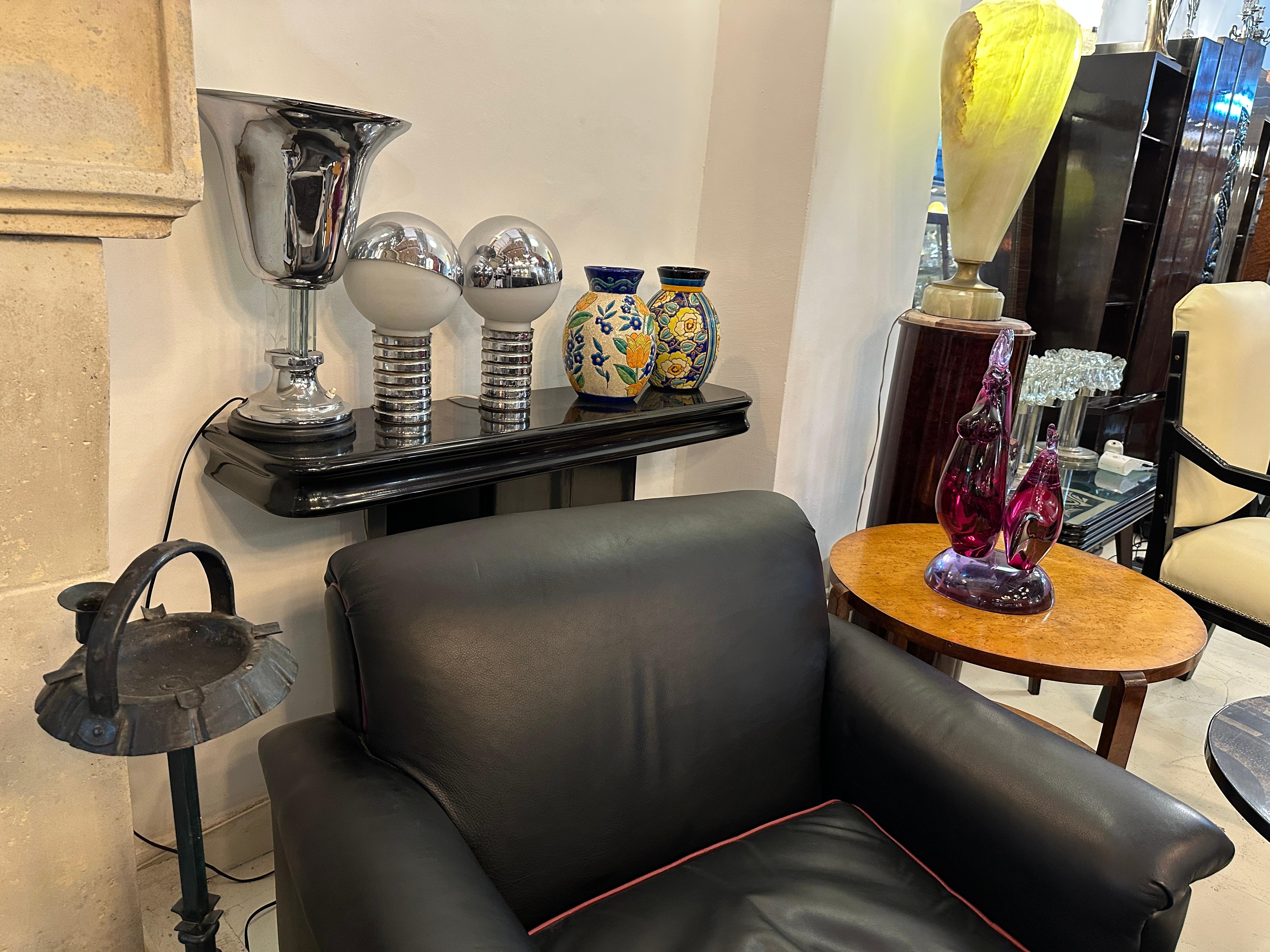 Mesa de Fumar - Estilo: Secesión Vienesa, Año: 1900,  Material: Hierro en venta 8