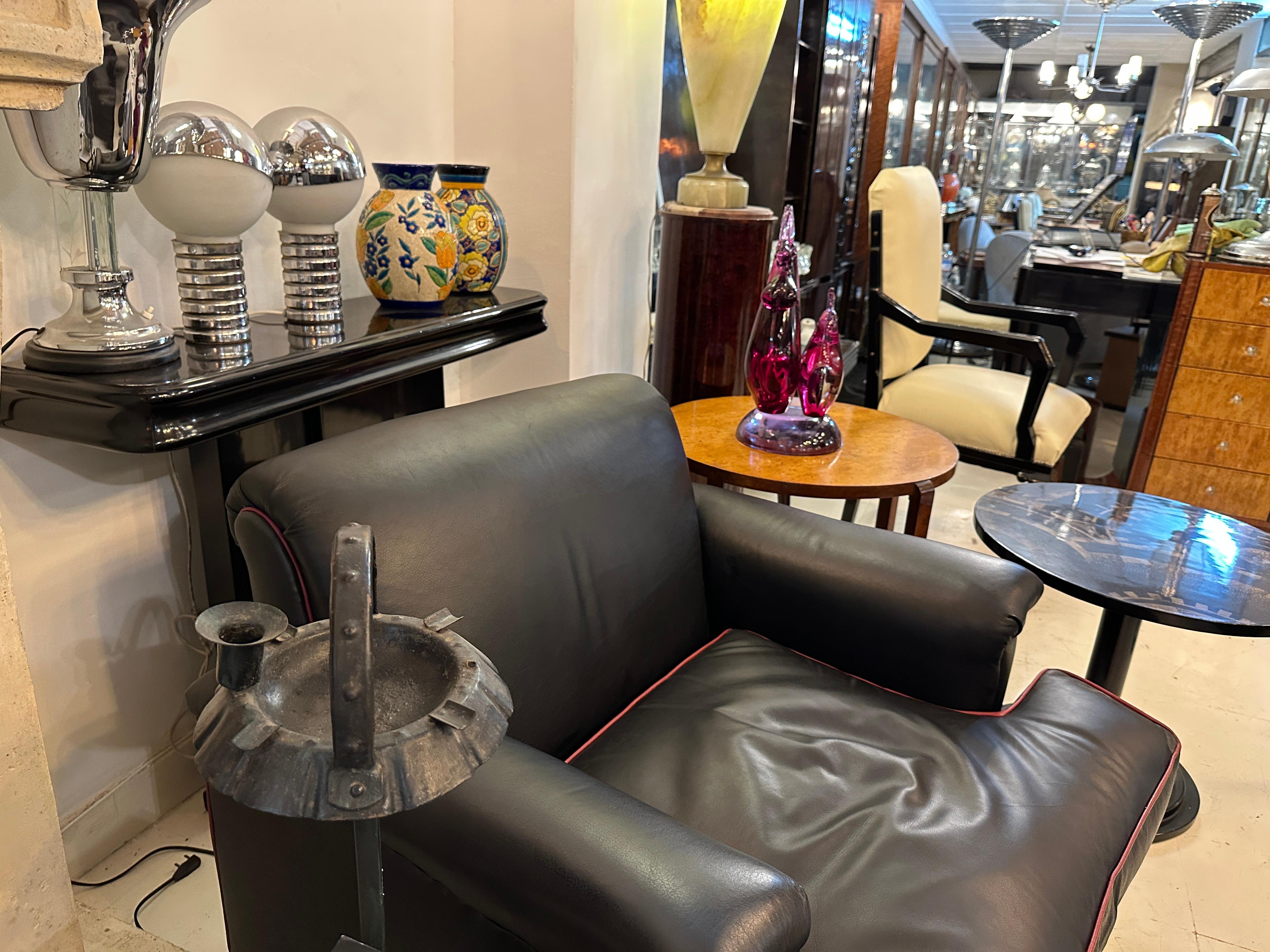 Mesa de Fumar - Estilo: Secesión Vienesa, Año: 1900,  Material: Hierro en venta 9