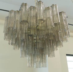 Tronchi-Kronleuchter aus Murano in Rauchbraun von Fabio Ltd