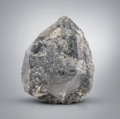 Cuarzo Ahumado Doble Terminado Azulado De Excelente Calidad Procedente De Pakistán