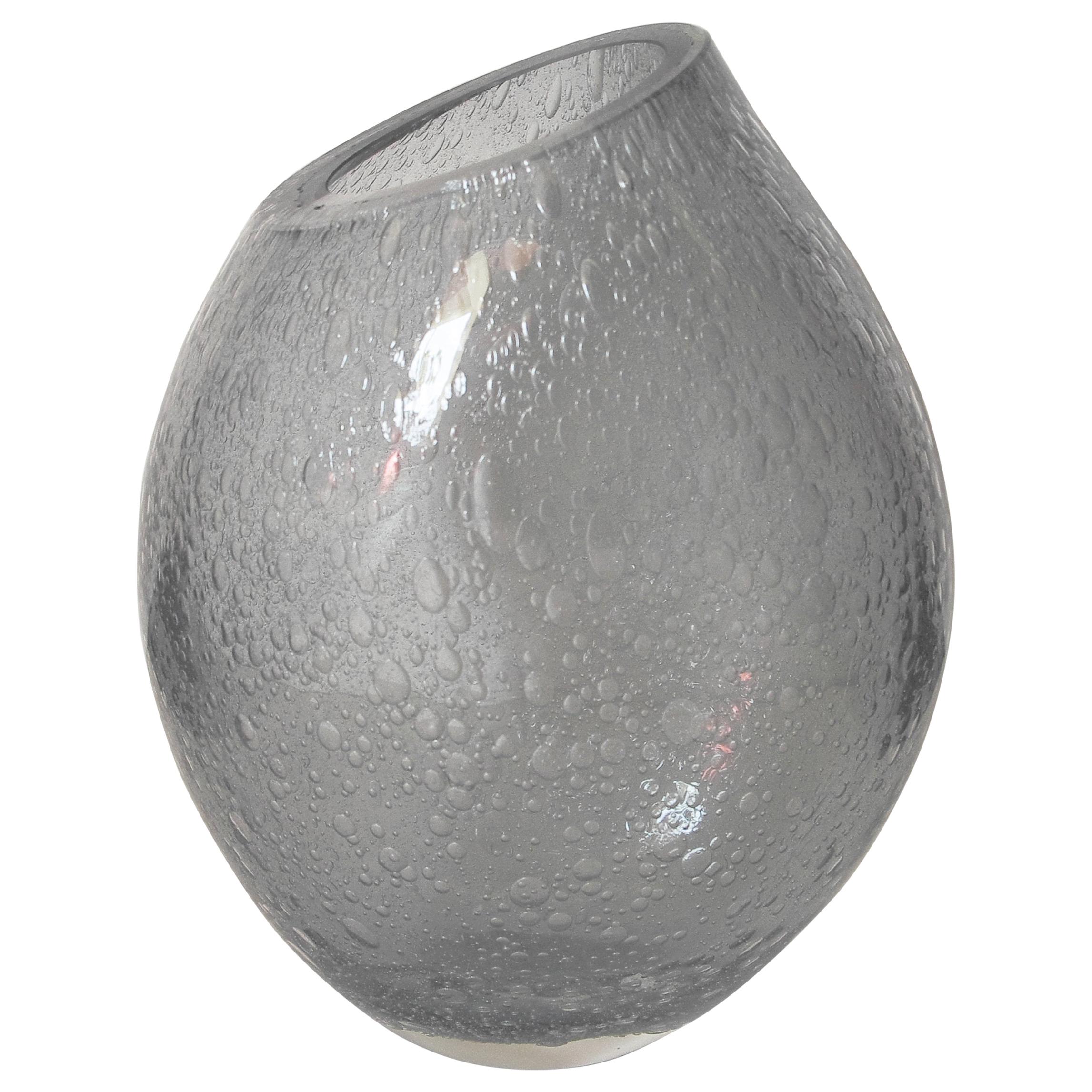 Smoky Gray Vase by Alberto Dona