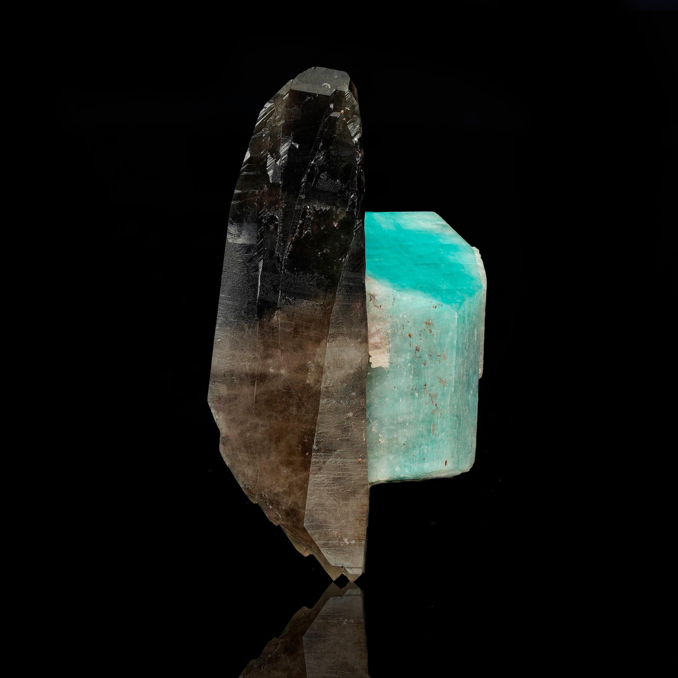 Smoky Quartz and Amazonite II In New Condition For Sale In New York, NY