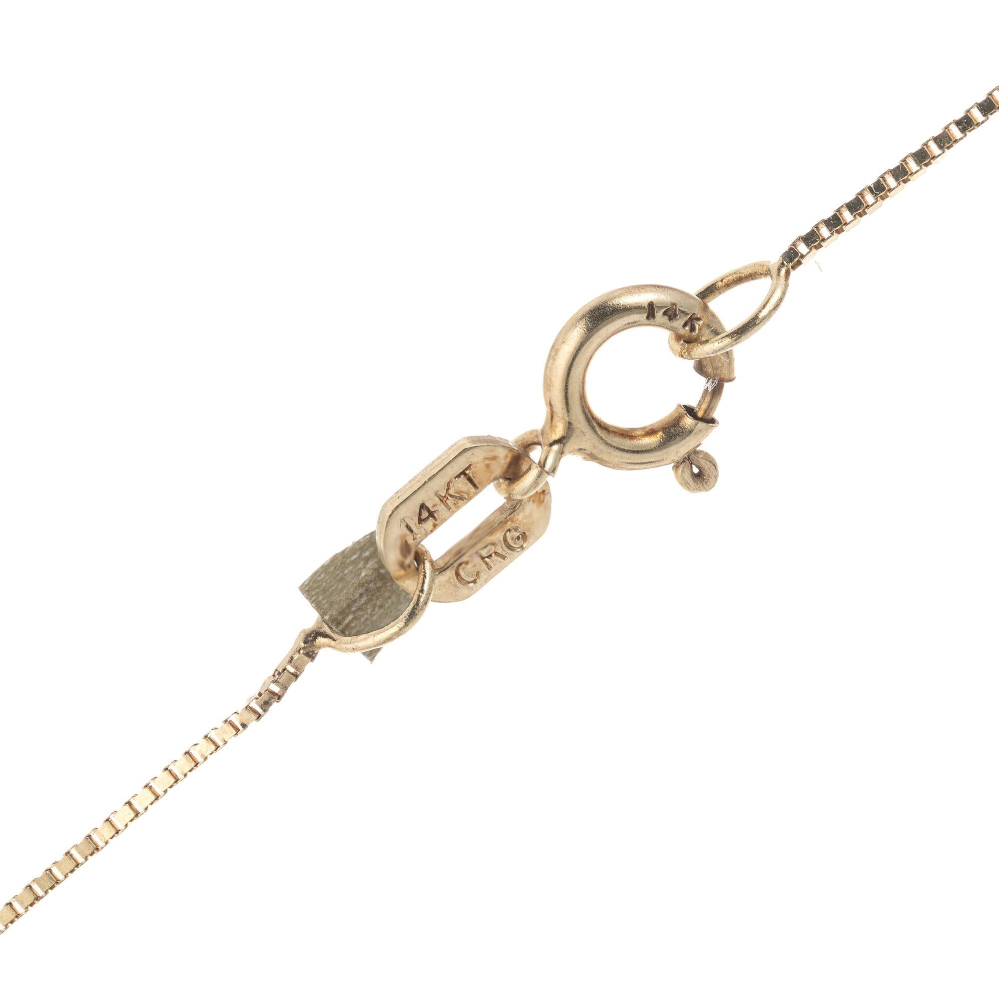Halskette mit Anhänger, Rauchquarz Mikro Pave Diamant Gold Damen im Angebot