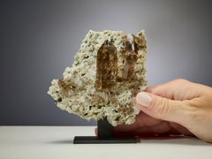 Quarzo fumé su Matrix Oggetto decorativo