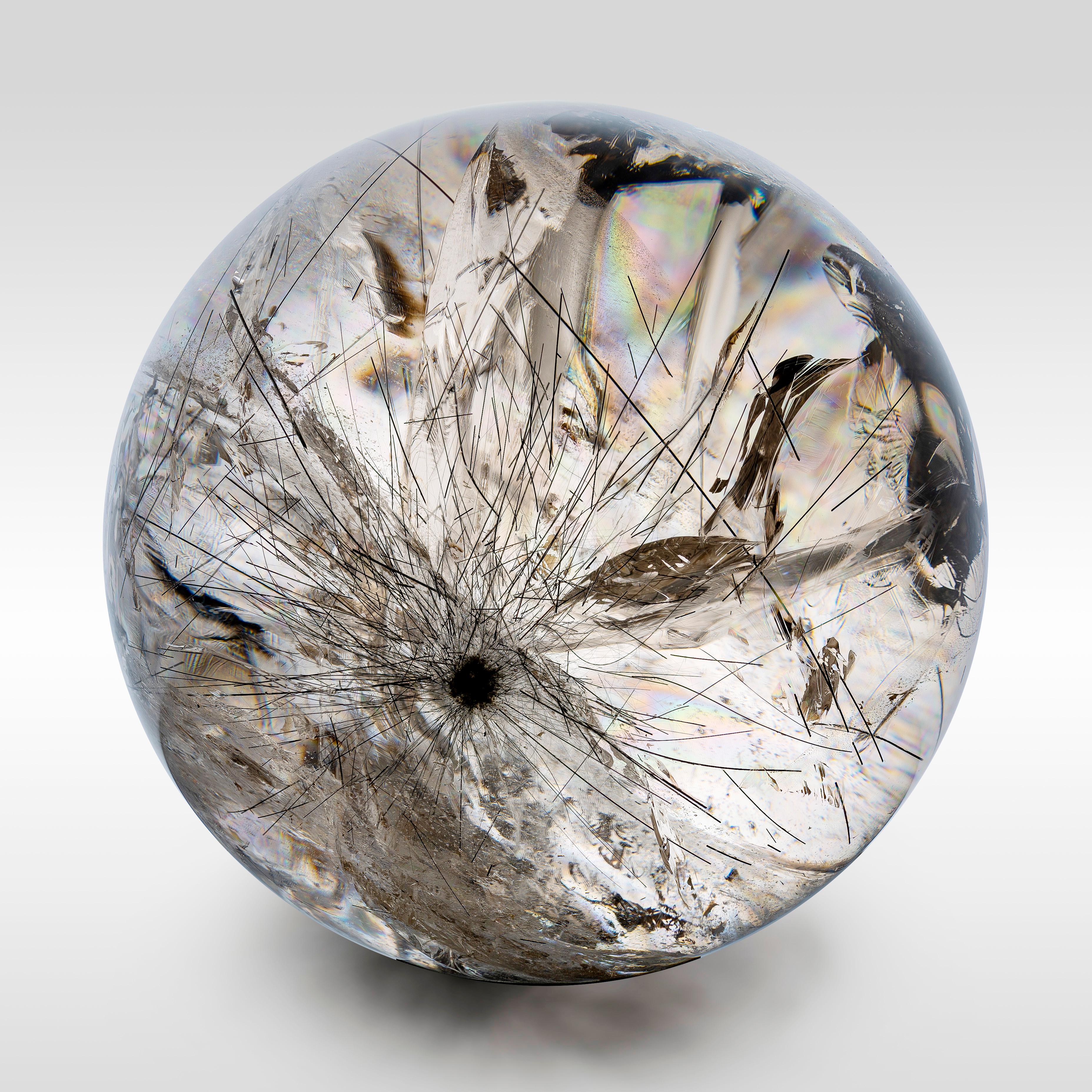 Quartz spheres are cut and polished pieces of quartz that have held cultural significance since (at least) the 1st century when they were first recorded by Pliny the Elder. They were not just attractive objet d’art but were used for the purpose of