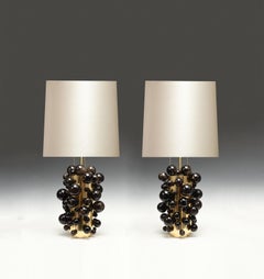 Smoky Rock Crystal Bubble Lamps by Phoenix