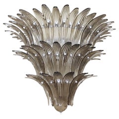 Lustre à palettes Smoky Tiered Palmette